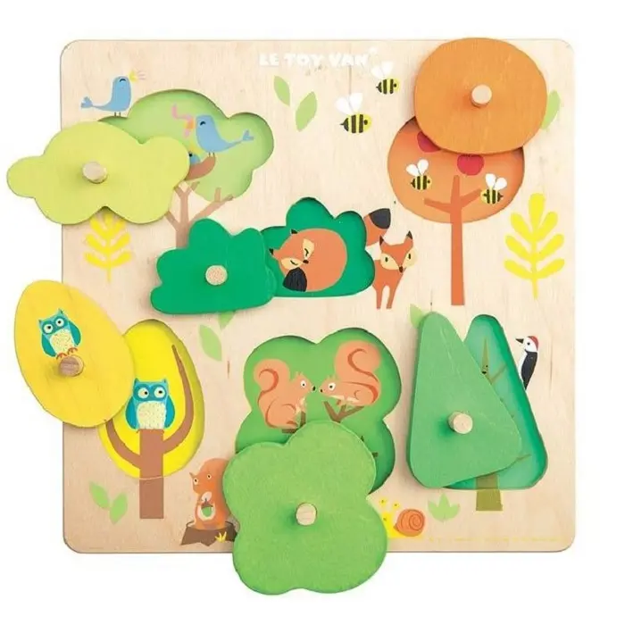 Le Toy Van - Houten Puzzel Dierenbos