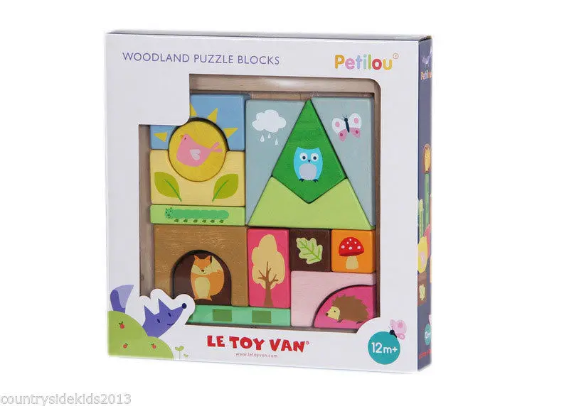Le Toy Van - Petilou Woodland Puzzelblokken