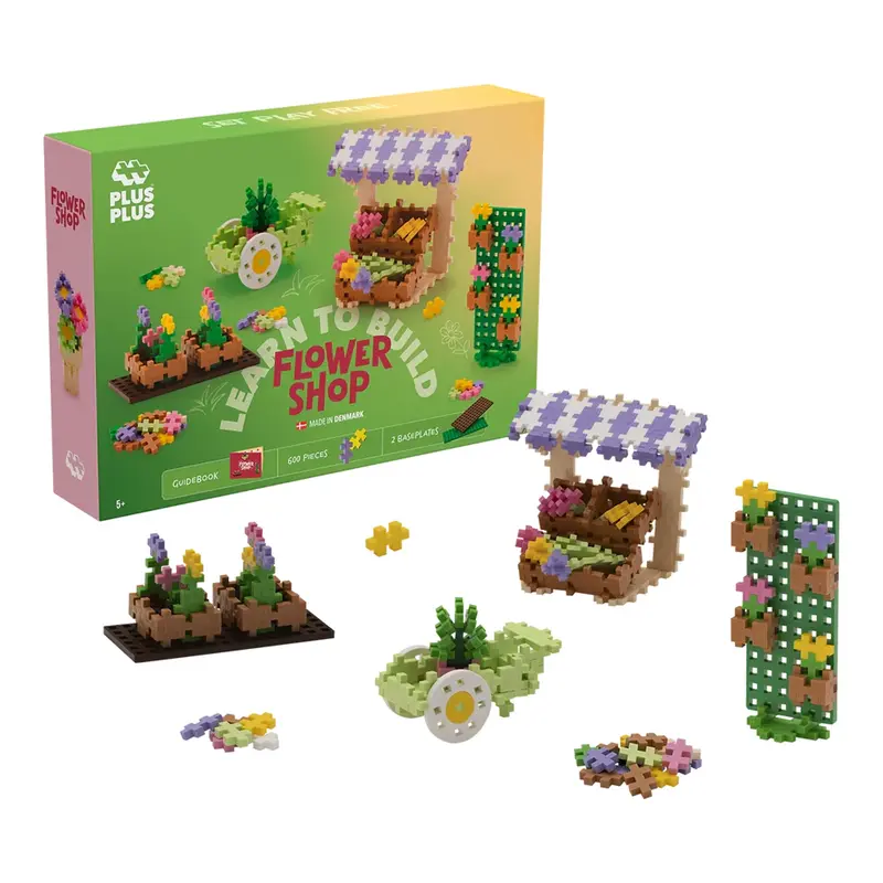 Learn to Build Flowershop 600 stukjes