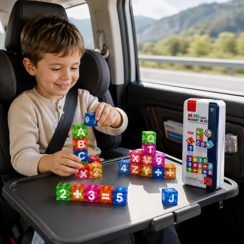 LearnCube – Educational & Interactive – Magnetic Letter and Math Cubes