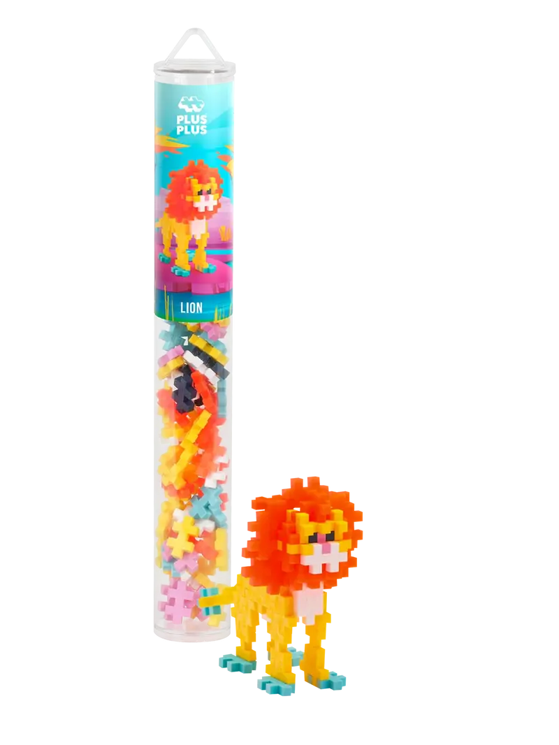 Leeuw Tube 100 Stuks | Plus Plus