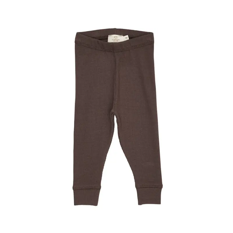 Legging rib - Modal katoen - Bruin - Copenhagen Colors