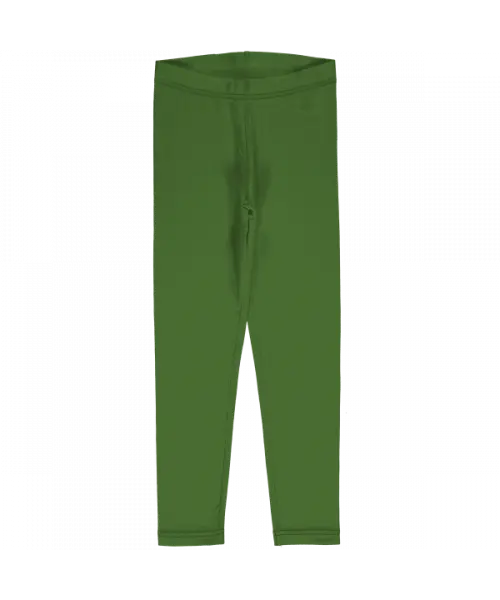 Legging Solid Mid Green - Maxomorra