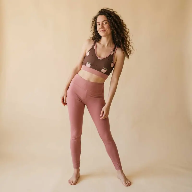 Leggings Woman Sweat Pink - Maxomorra