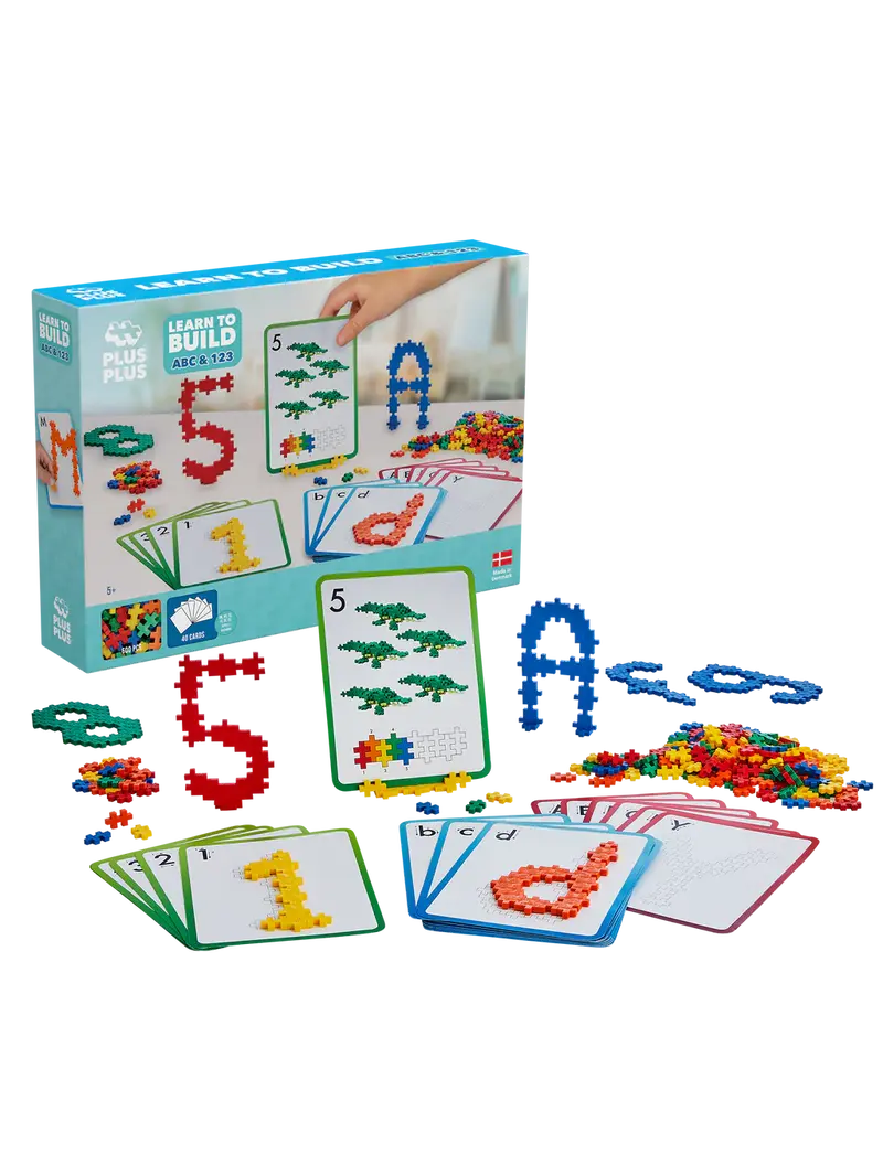 Leren Bouwen ABC - 123 | Plus Plus