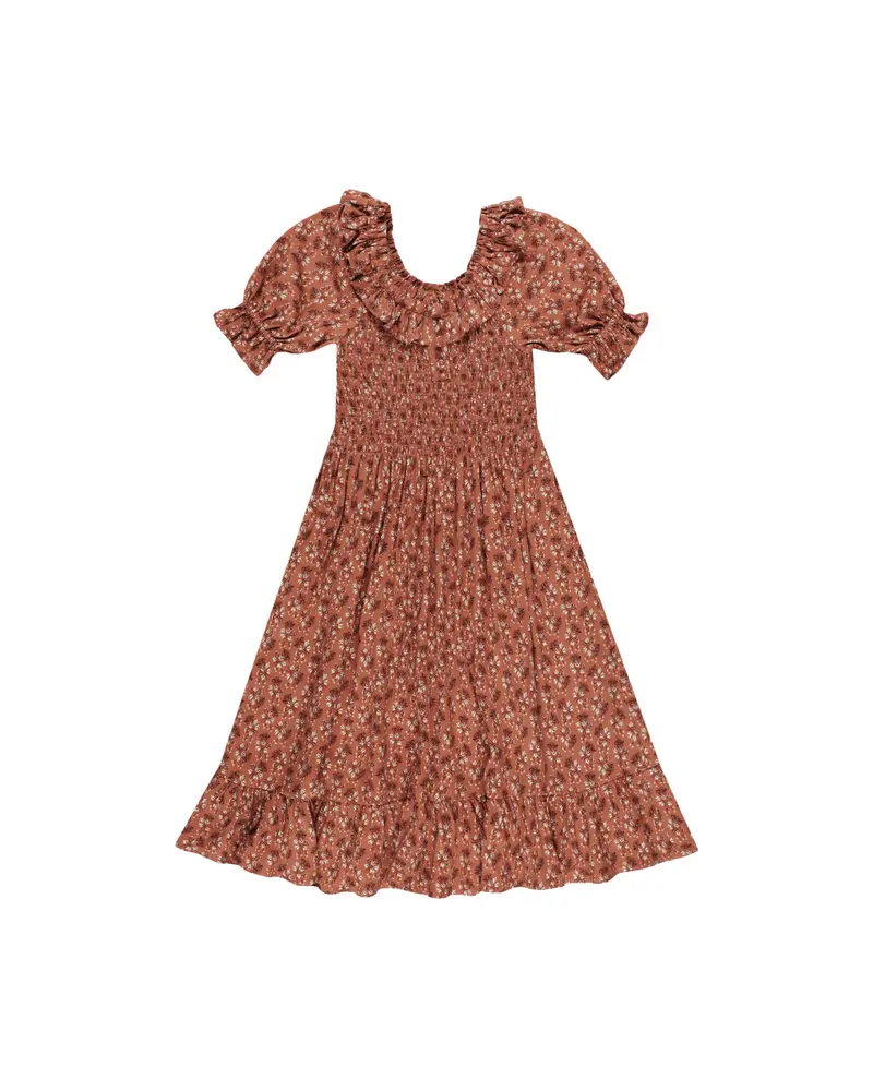 Lexi dress red floral Rylee & Cru