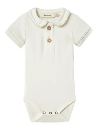 Lil' Atelier Baby Fundo Lio romper Coconut Milk