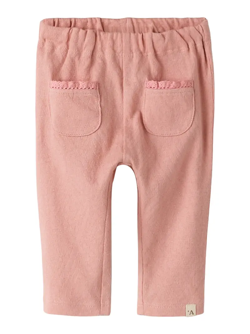 Lil' Atelier Baby Halina loose pant Rose Tan