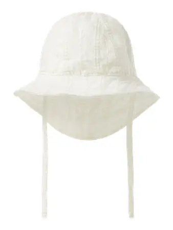 Lil' Atelier Baby Jazelle zonnehoedje Coconut Milk