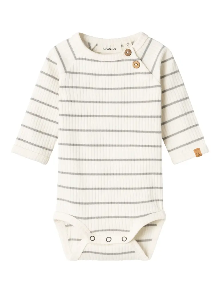 Lil' Atelier Baby Kail romper Coconut Milk