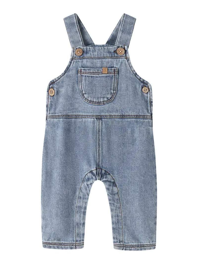 Lil' Atelier Baby Karole loose dnm overall Medium Blue Denim