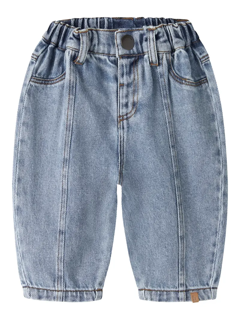Lil' Atelier Baby Karole tapered jeans Medium Blue Denim