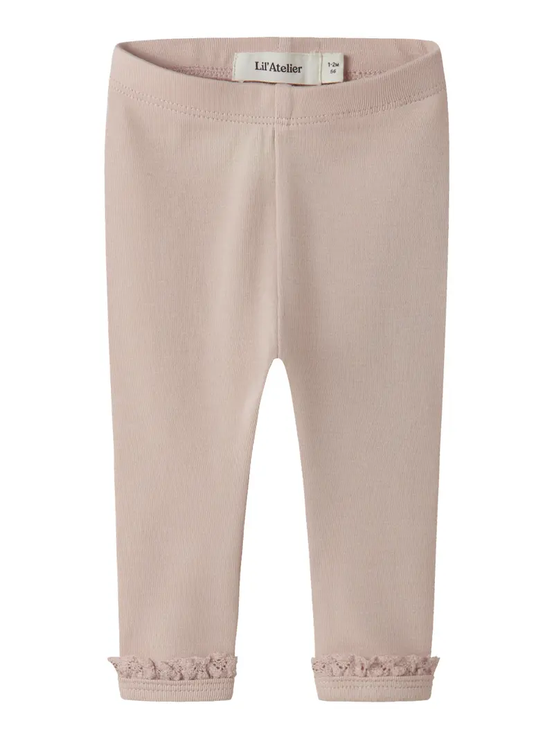 Lil' Atelier Baby Layo Sup legging Peach Whip