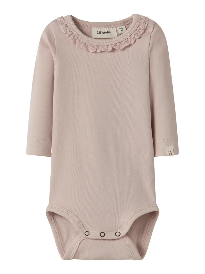 Lil' Atelier Baby Layo Sup romper Peach Whip
