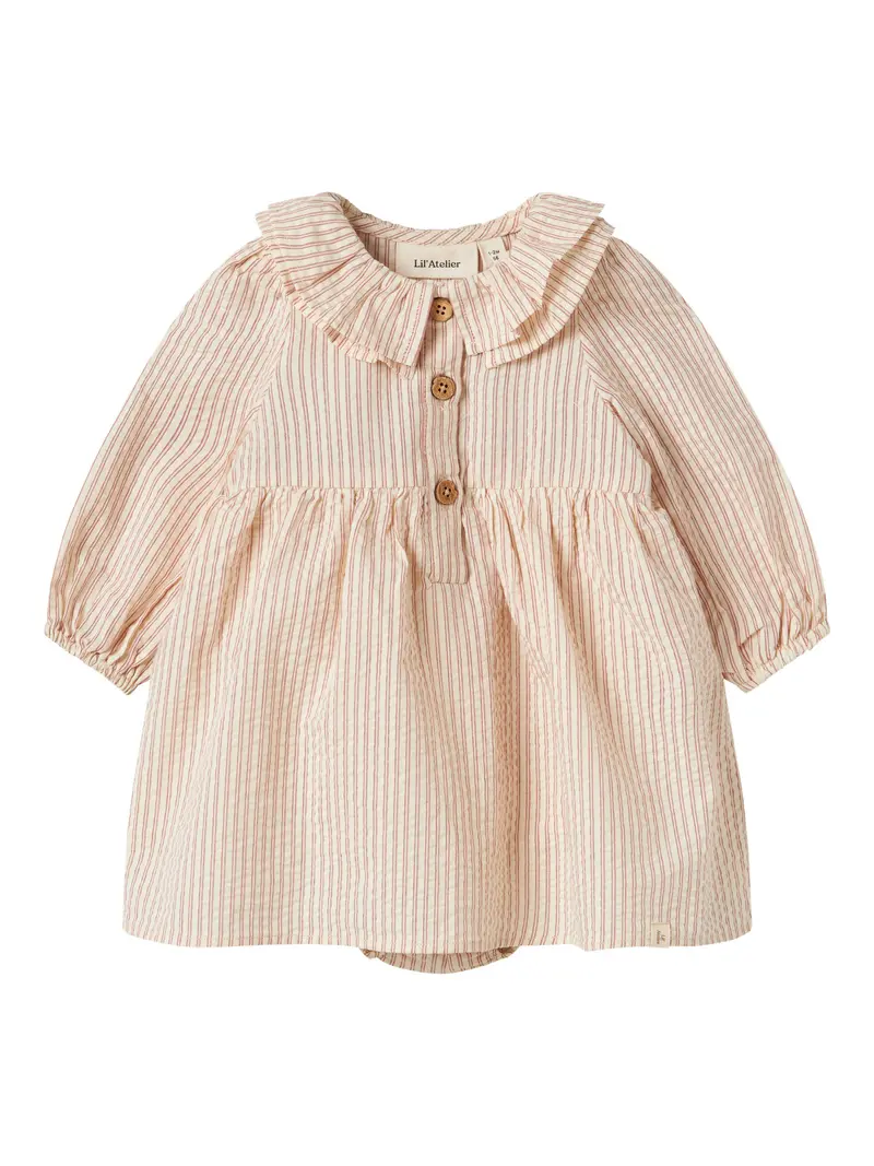 Lil' Atelier Baby Lucia bodydress Turtledove