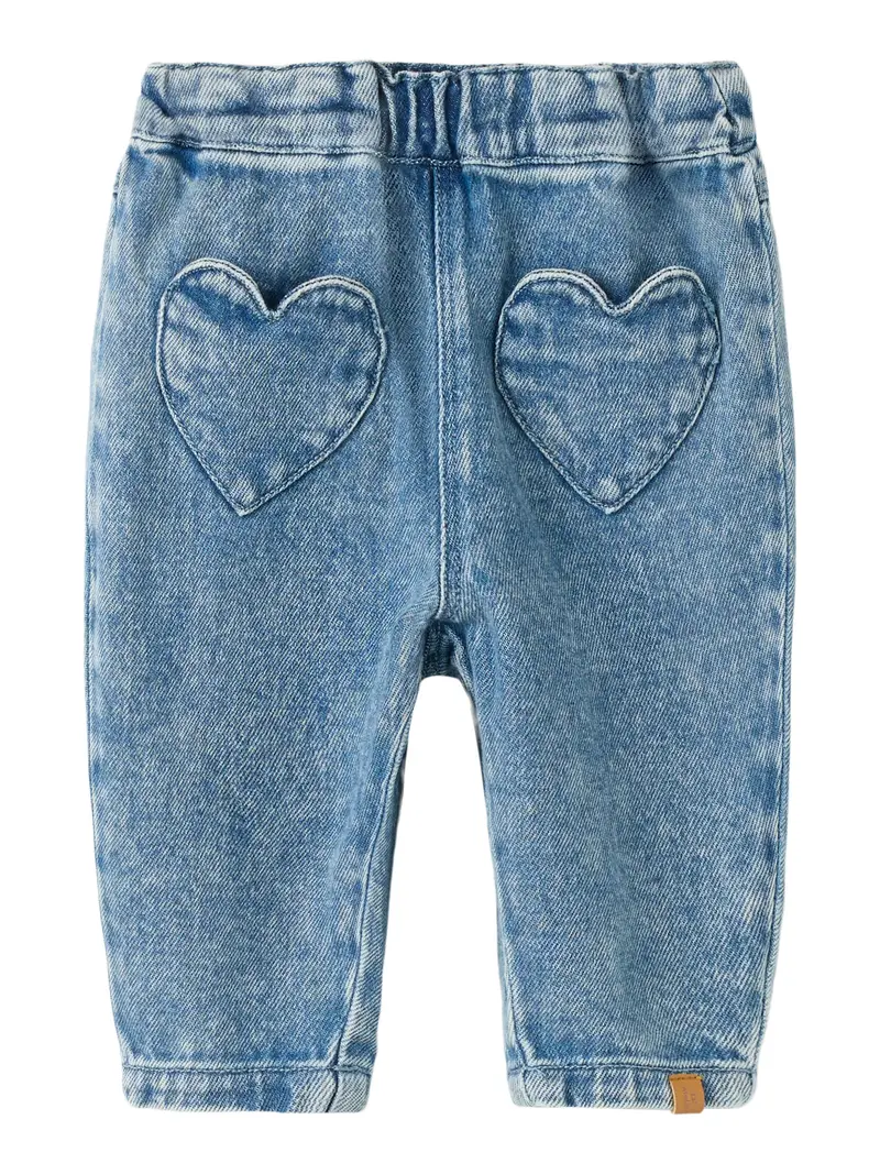 Lil' Atelier Baby Lulia NBF baggy jeans Medium Blue Denim