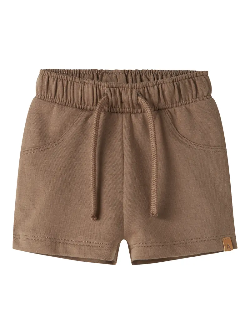 Lil' Atelier Baby Omas sweat shorts Coca Mocha