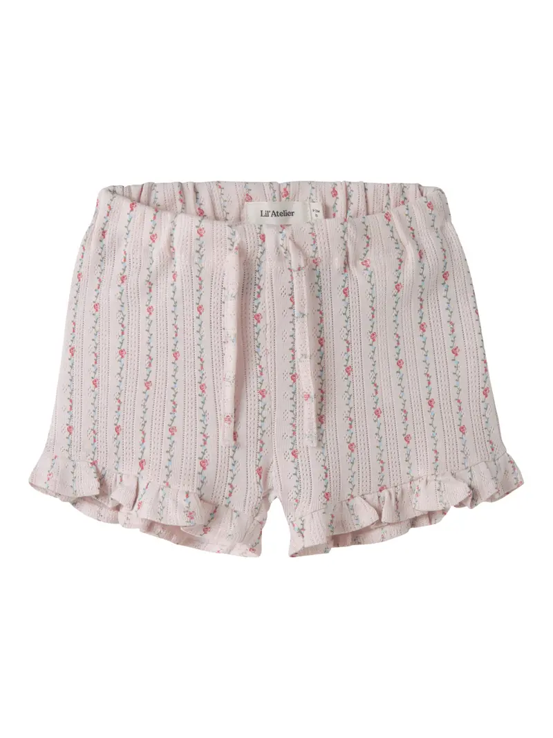 Lil' Atelier Baby Rachello loose shorts Morganite FLOWER