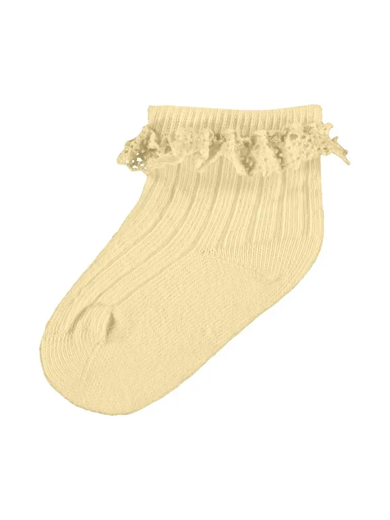 Lil' Atelier Baby sokken Edolie double cream
