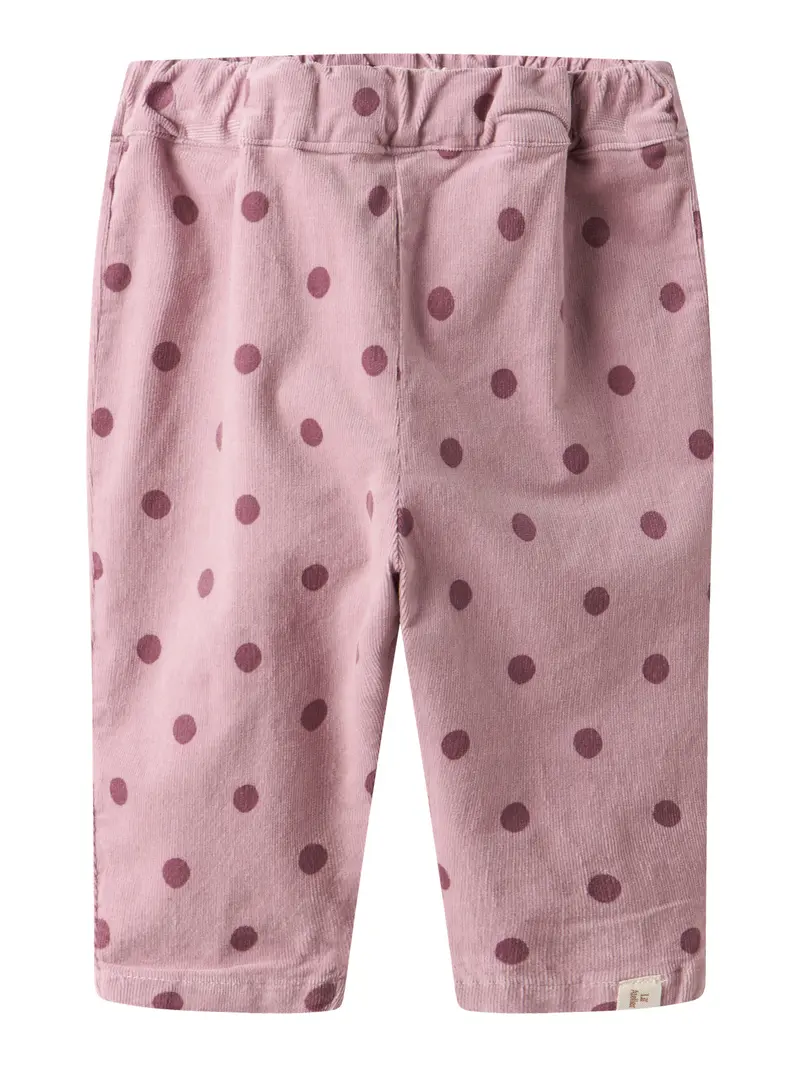 Lil' Atelier Baby Somba Cord broek Violet Ice DOTS