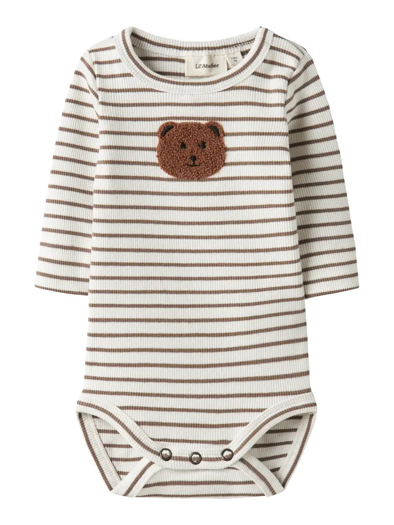 Lil' Atelier Baby Tonto Tor romper Coconut Milk