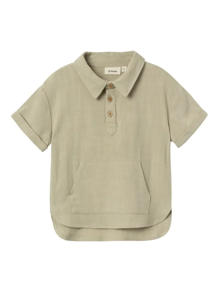 Lil' Atelier Mini Dolie blouse Moss Gray
