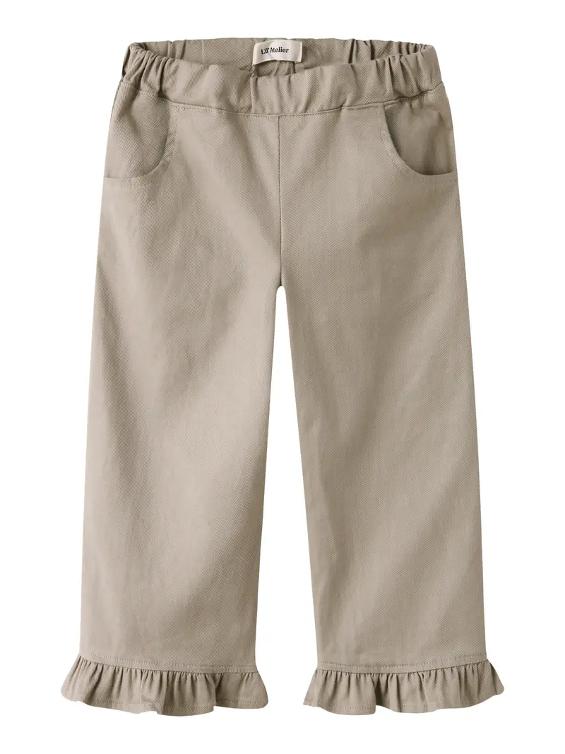 Lil' Atelier Mini Doreen wide pant Oxford Tan