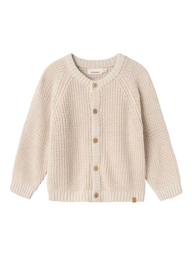 Lil' Atelier Mini Emlen knit vest Sheer Bliss