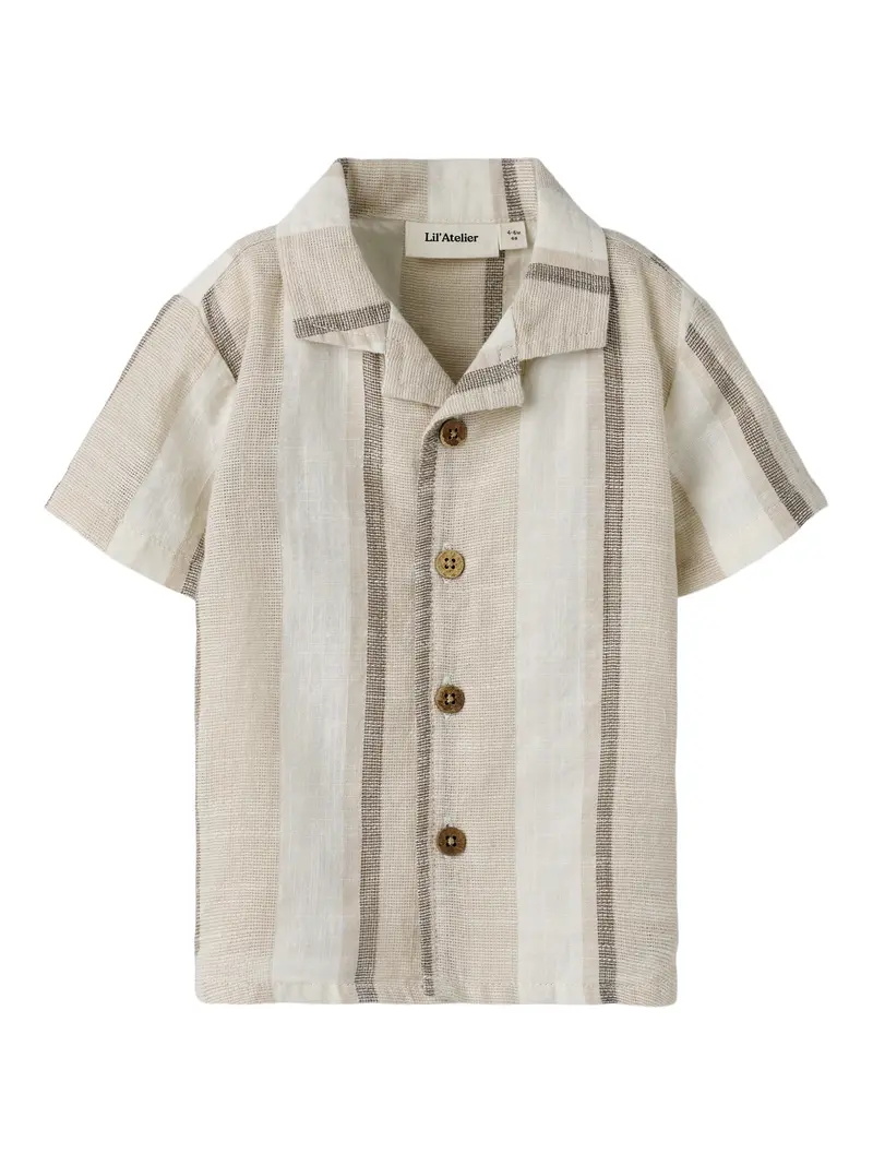 Lil' Atelier Mini Fibert blouse Coconut Milk