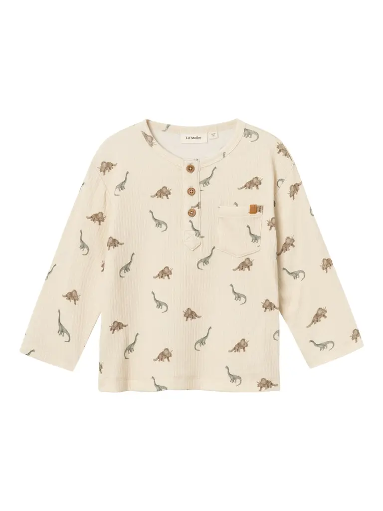 Lil' Atelier Mini Gio Bon shirt Birch AOP