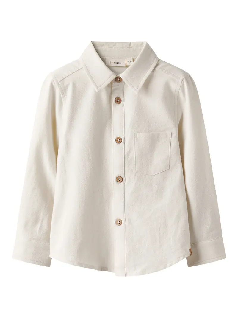 Lil' Atelier Mini Hadam overhemd Turtledove