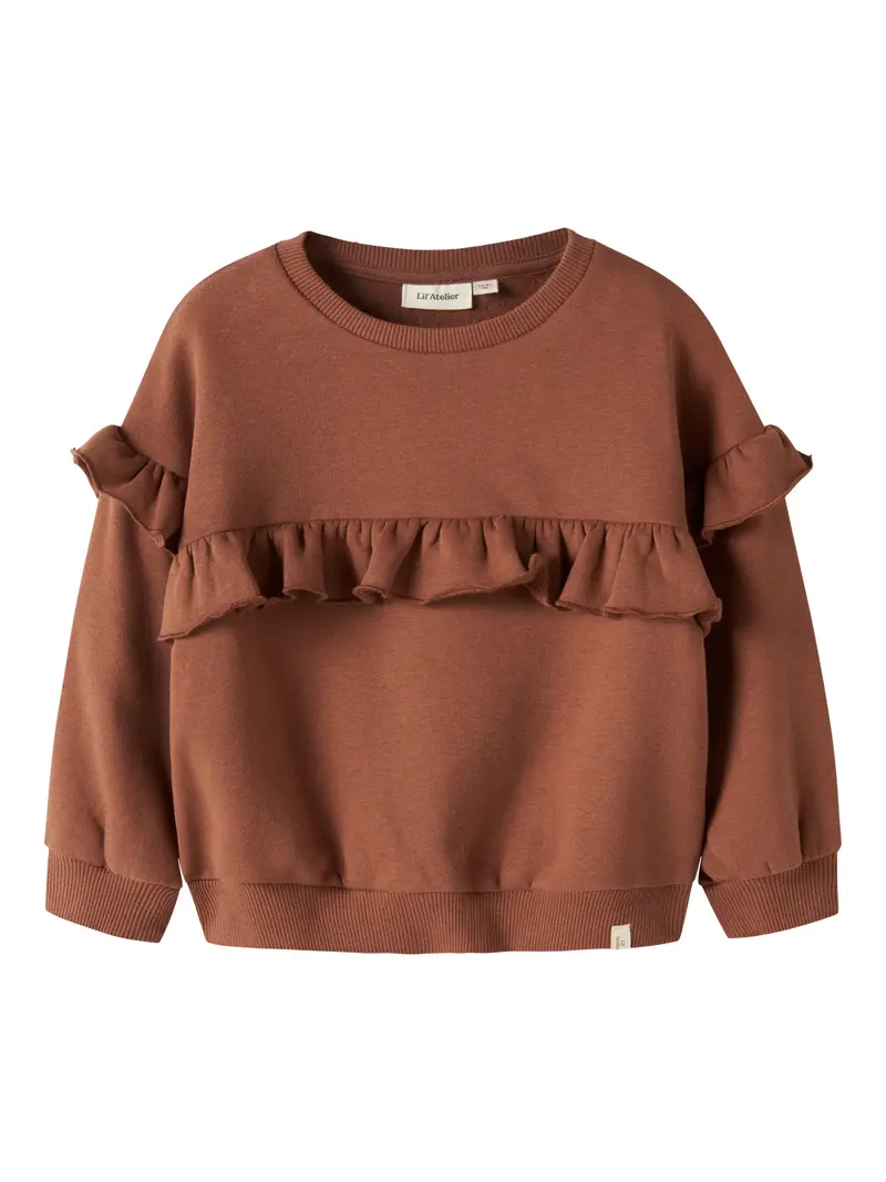 Lil' Atelier Mini Ilondon rik ls loose sweat Maple Syrup