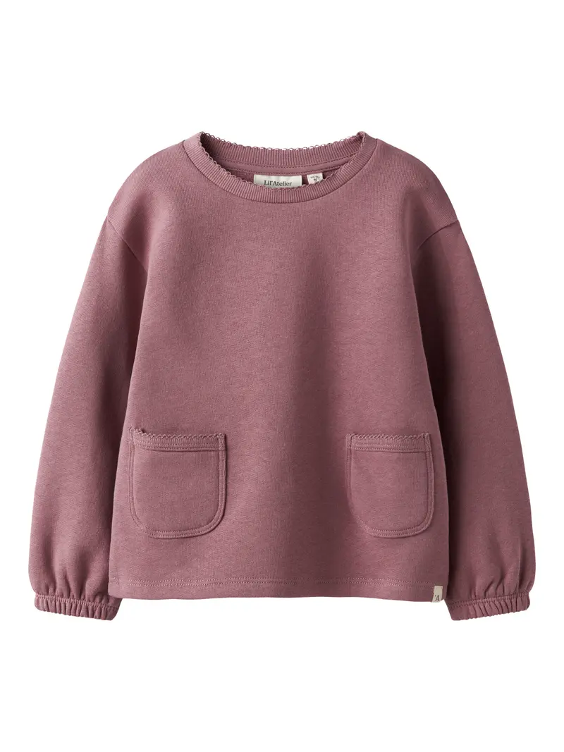 Lil' Atelier Mini Kilano Rut sweater Nostalgia Rose
