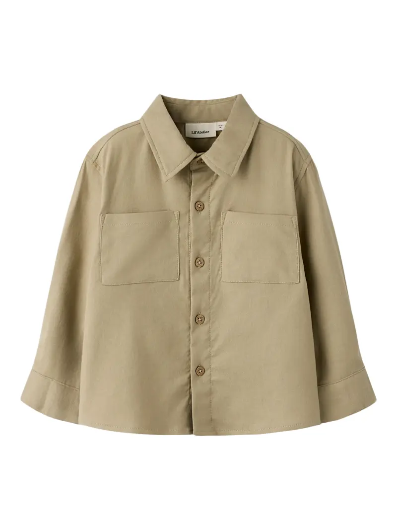 Lil' Atelier Mini Koa ls loose shirt Twill