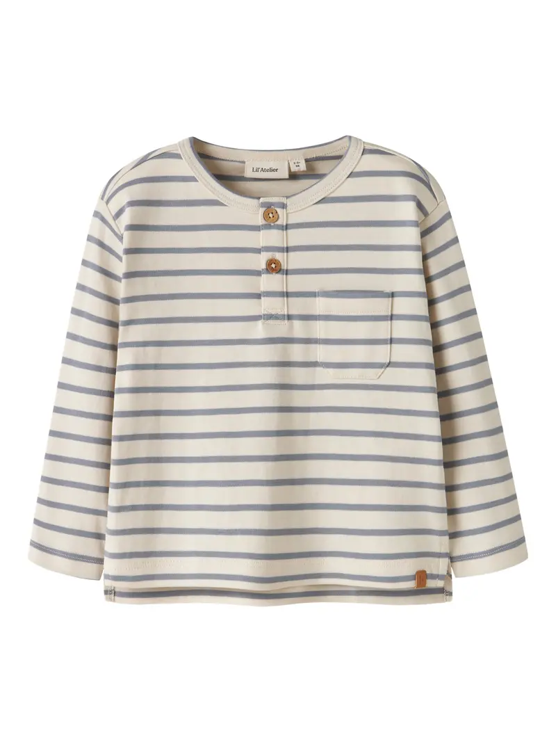Lil' Atelier Mini Limia Nob shirt Turtledove TRADEWINDS