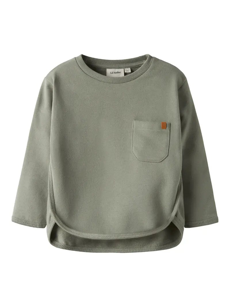 Lil' Atelier Mini London Bo sweater Seagrass
