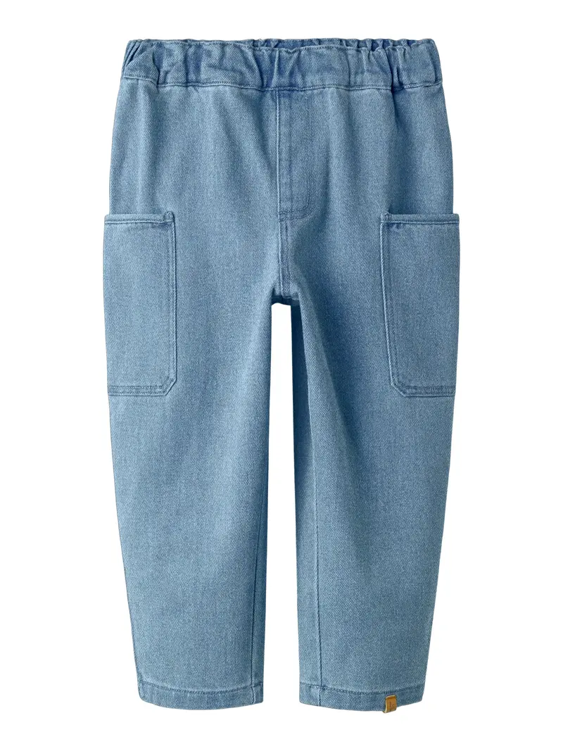 Lil' Atelier Mini Lulia baggy jeans Medium Blue Denim