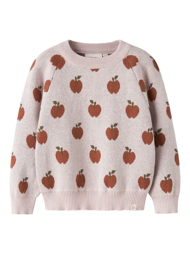 Lil' Atelier Mini Lulio ls knit Hushed Violet