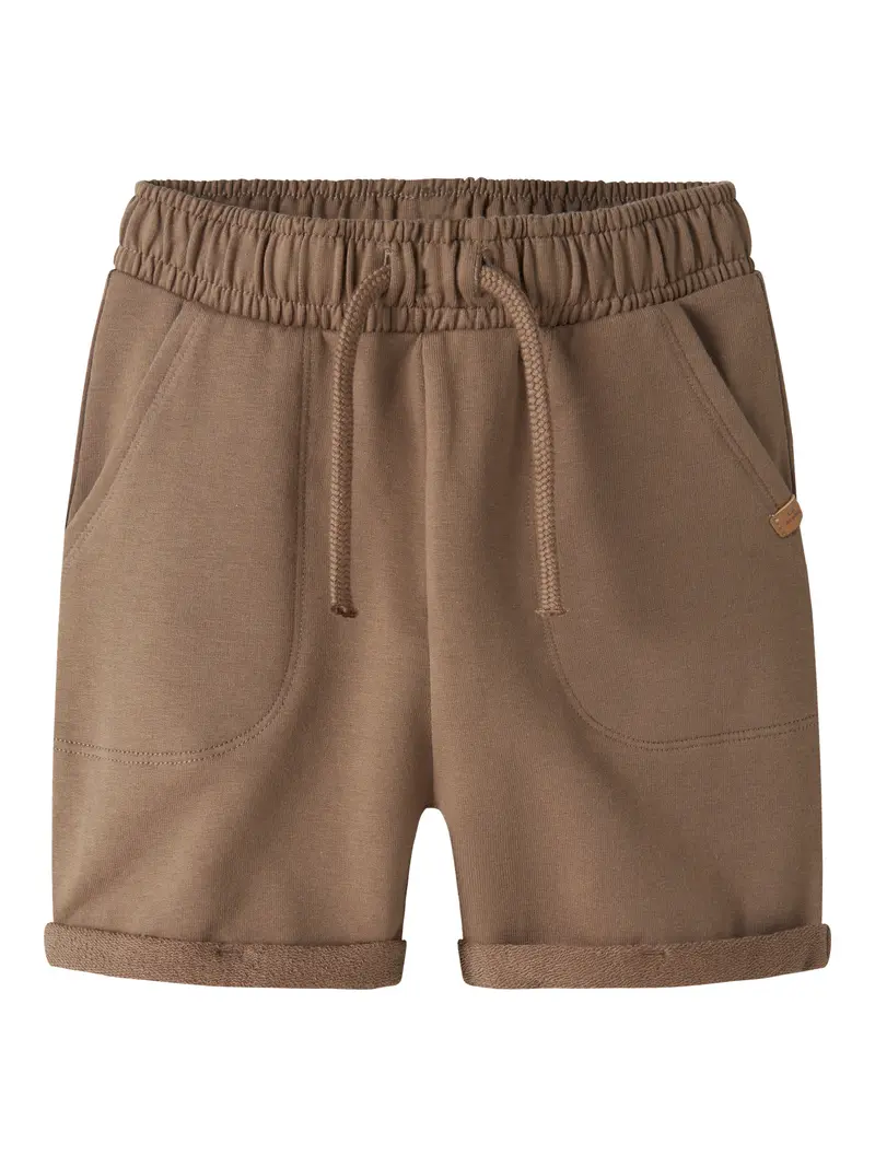 Lil' Atelier Mini Omas sweat shorts Coca Mocha
