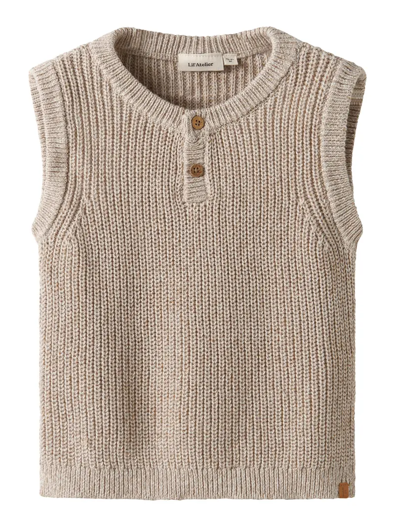 Lil' Atelier Mini Rokko spencer Oxford Tan MELANGE