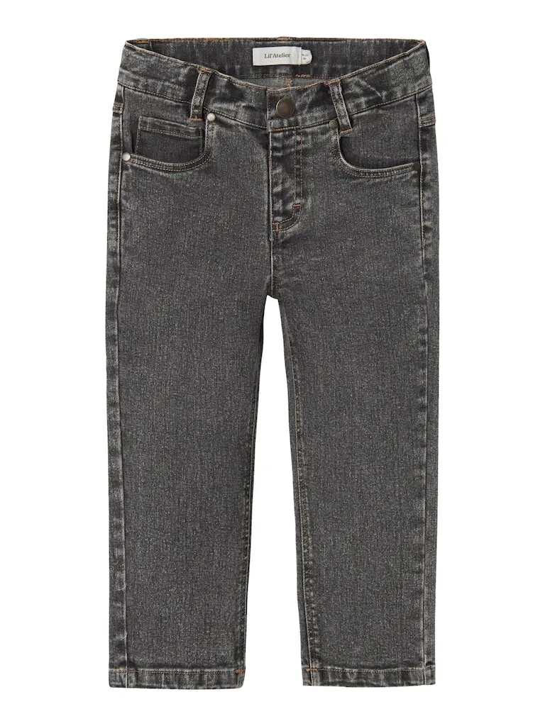 Lil' Atelier Mini Rome regular jeans Light Grey Denim
