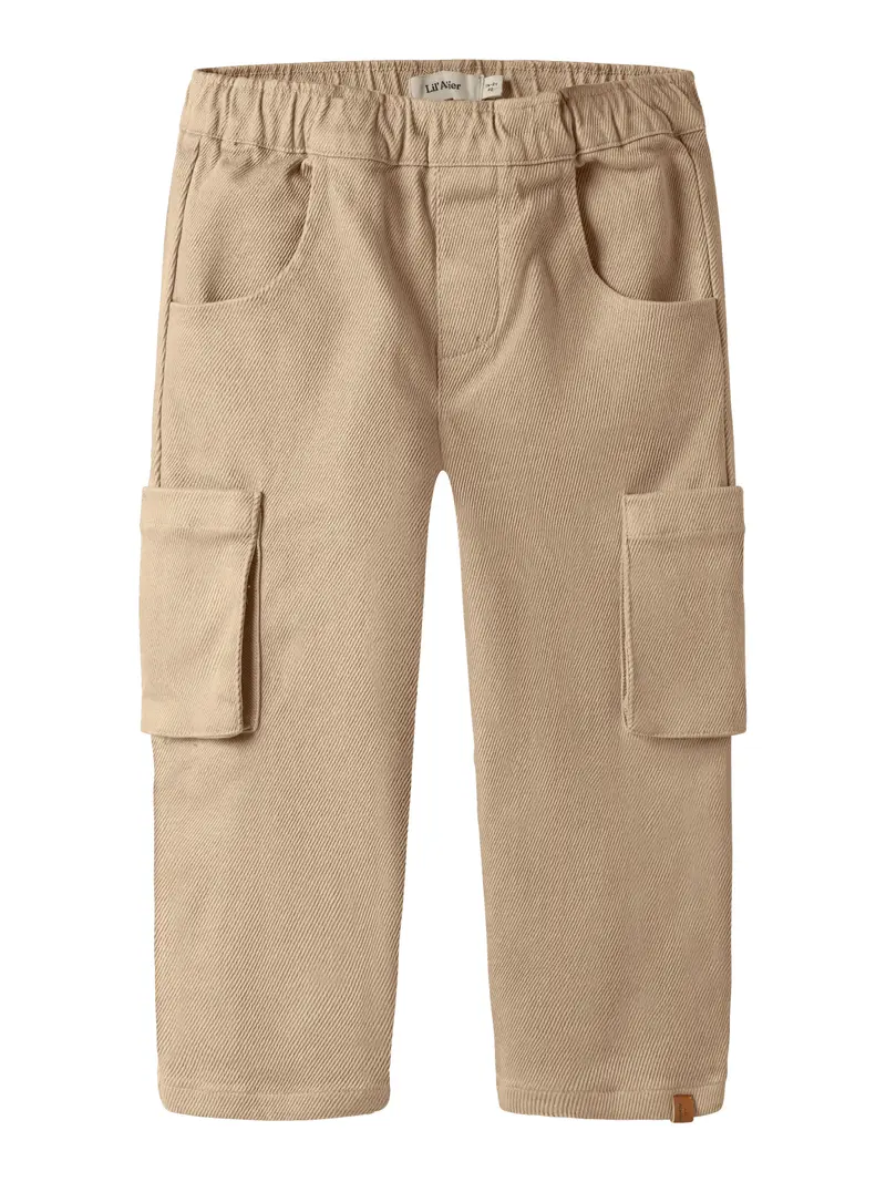 Lil' Atelier Mini Taru Twill broek Irish Cream