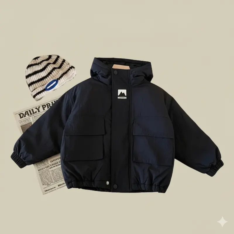 LiloWear – Windproof & Water-repellent – Children's Windbreaker with Hood