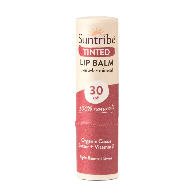 Lippenbalsem / Organic Mineral Tinted Lip Balm SPF 30 – Suntribe