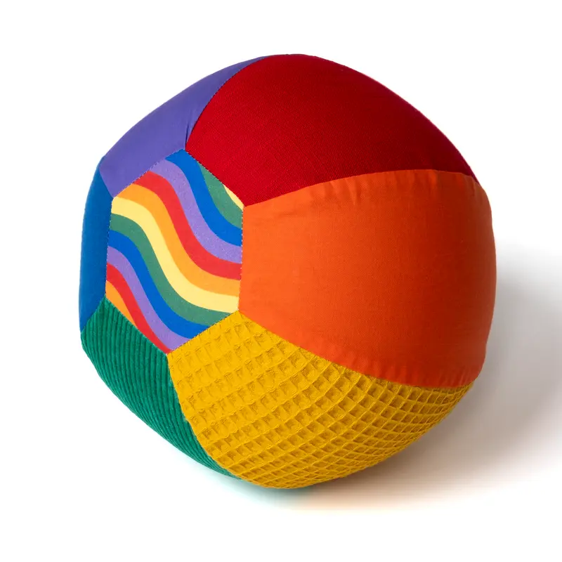 Little Botanic Label - Sensorische ballonbal regenboog