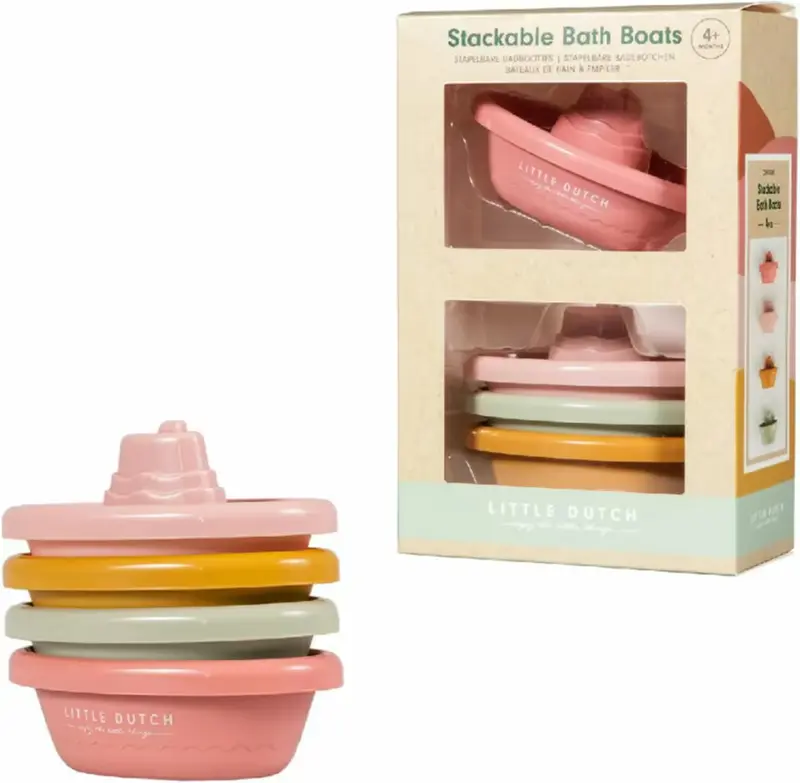 Little Dutch Badbootjes stapelbaar - Roze