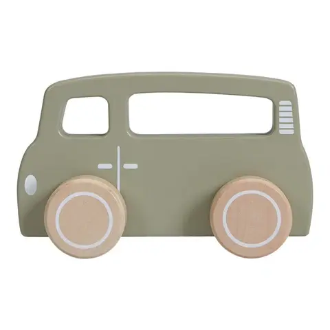 Little Dutch houten busje groen Essentials