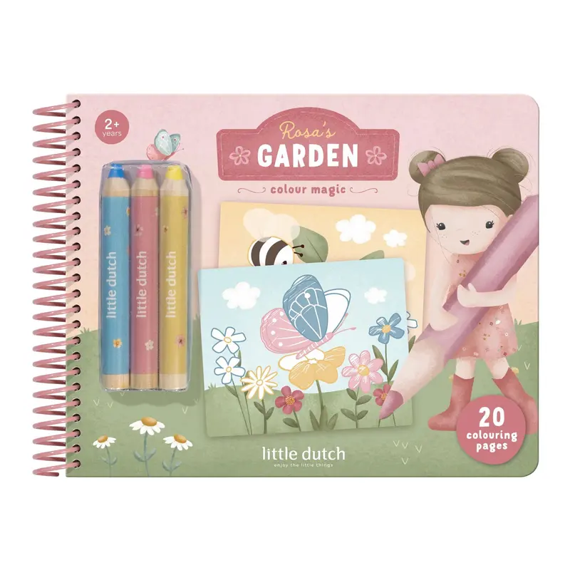 Little Dutch Kleurboek Essentials Rosa