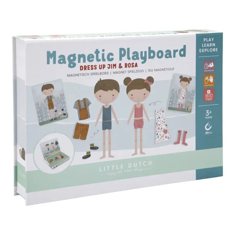 Little Dutch magnetisch speelbord Rosa en Jim