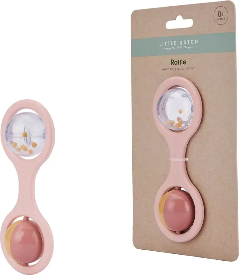 Little Dutch Rammelaar met Balletjes - Roze